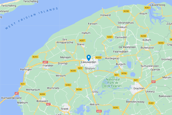 Kaart-Leeuwarden